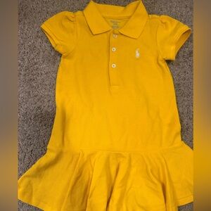 Polo by Ralph Lauren Bright Yellow Kids Dress